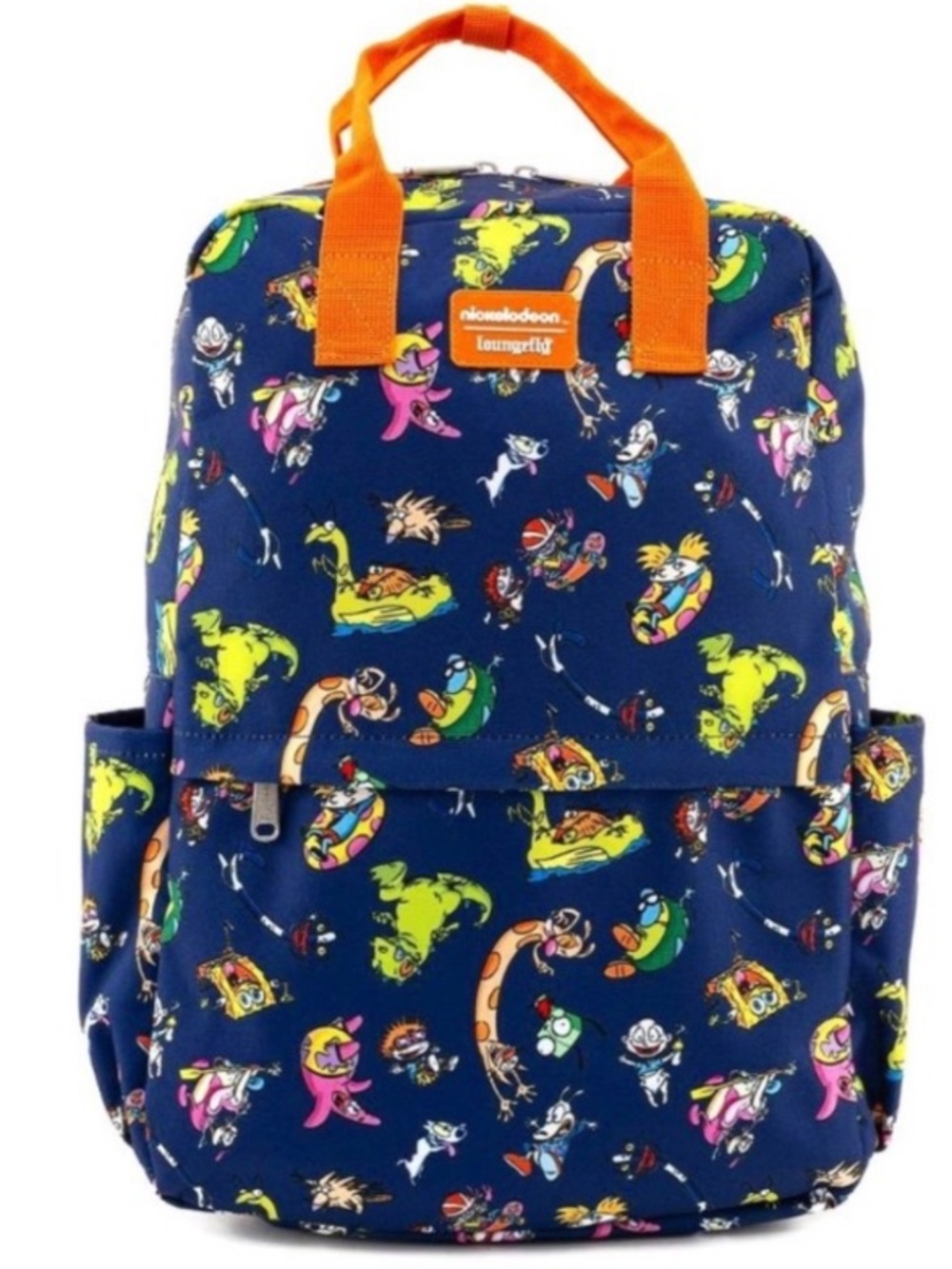 Loungefly Nickelodeon Rewind Large Nylon Backpack NWT